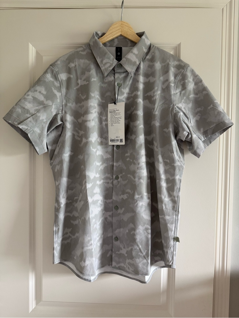 NWT Lululemon Airing Easy Short Sleeve Shirt Size L DCFG